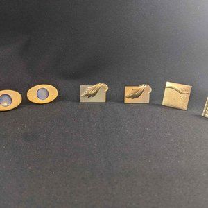 Lot of Vintage Cuff Links, Mixed, Swank